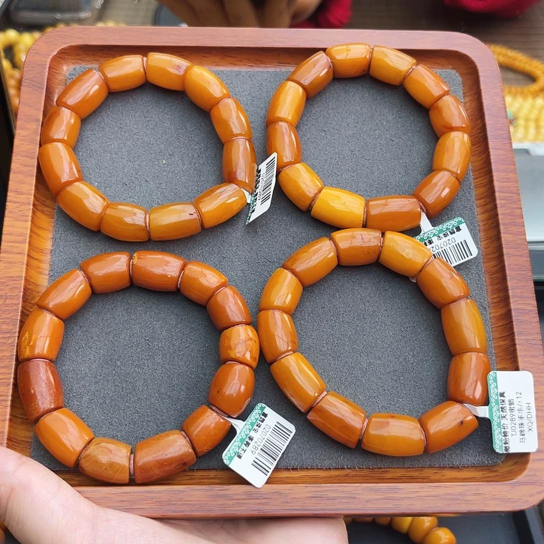 琥珀手链未镶嵌13m多样性发其一