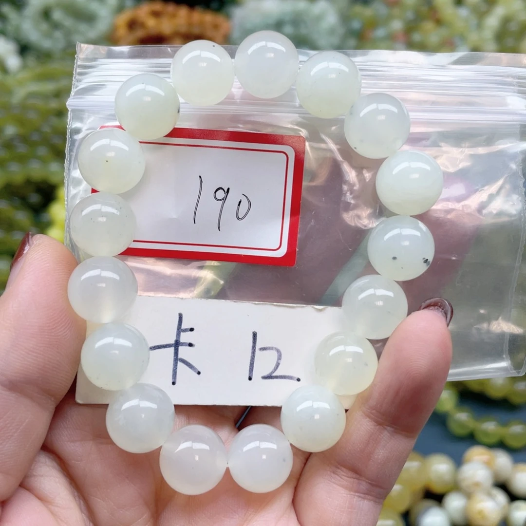 未镶嵌蛇纹石玉手链