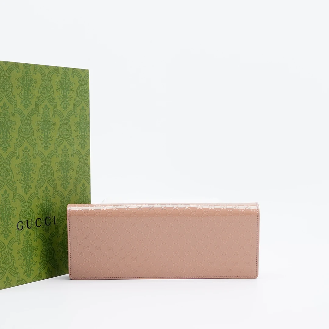 95新 GUCCI/古驰 【诗诗】手拿包压纹款亮面/BG23008460