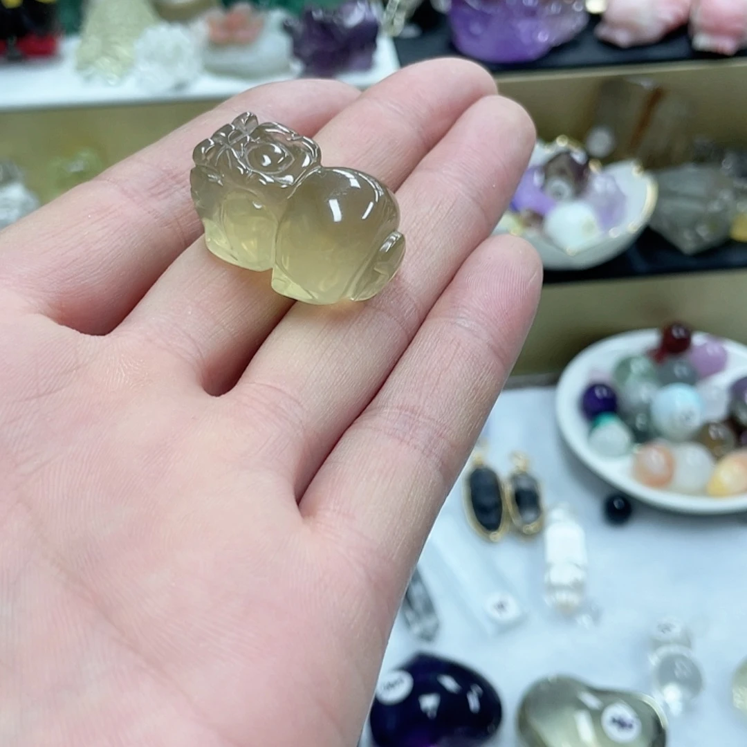 黄晶珠宝半成品未镶嵌9****9