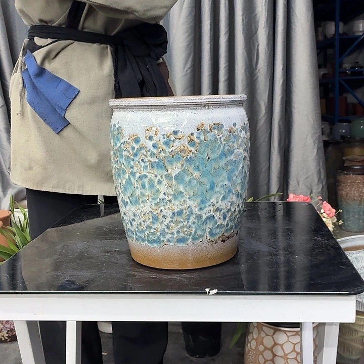 20×25 -粗陶花盆有孔-买买买