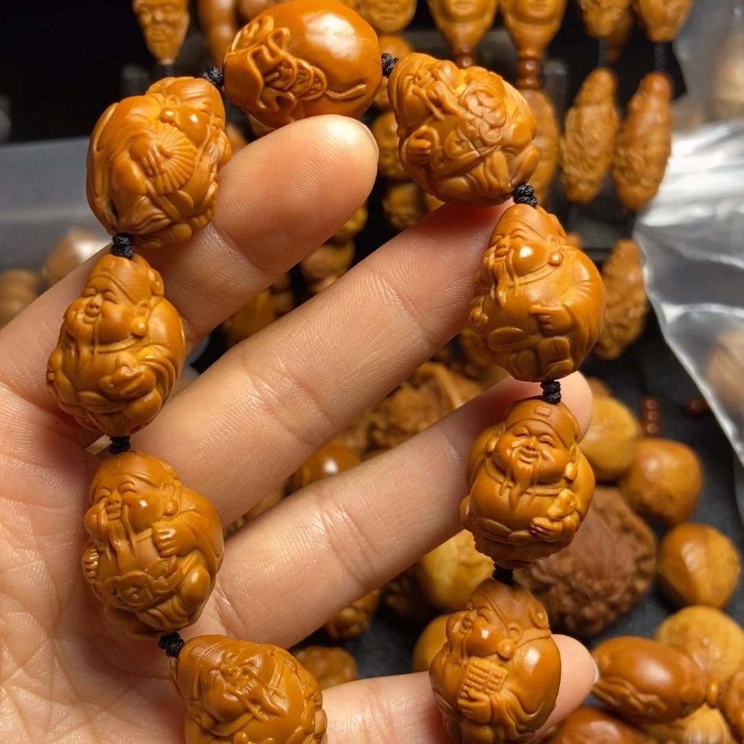 【闪购商品】手串/手链橄榄核官帽财神