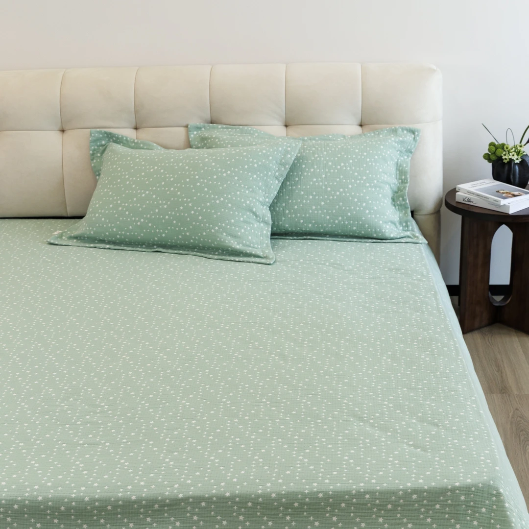 【雅赞哈密汇嘉店】褶皱星多功能毯可铺可盖透气吸湿直接机洗