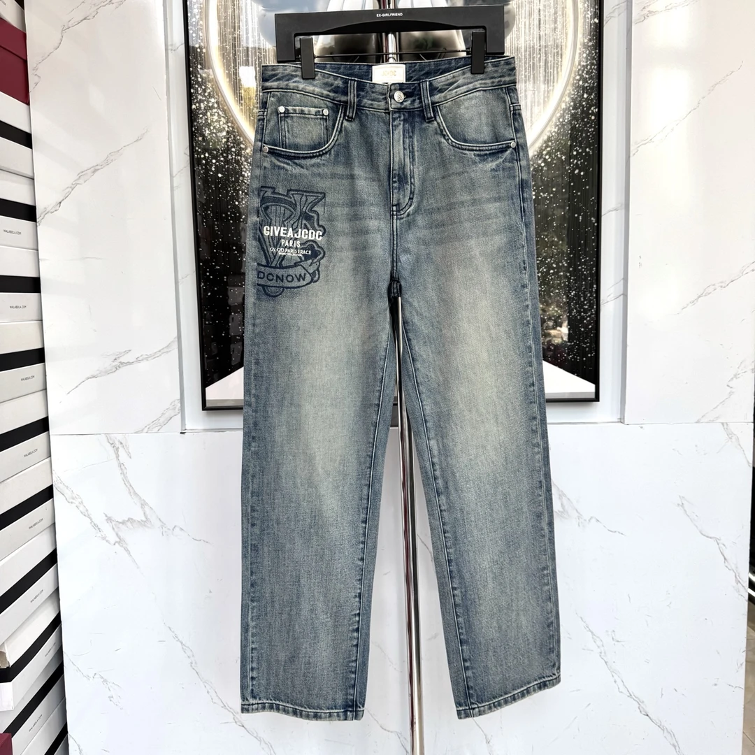 【JCDC牛仔裤】新款正品夏季休闲时尚阔腿舒男士潮流牛仔裤水洗2286