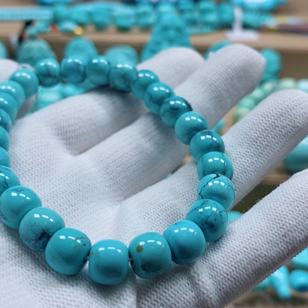 绿松石珠宝奇石未镶嵌华*诺