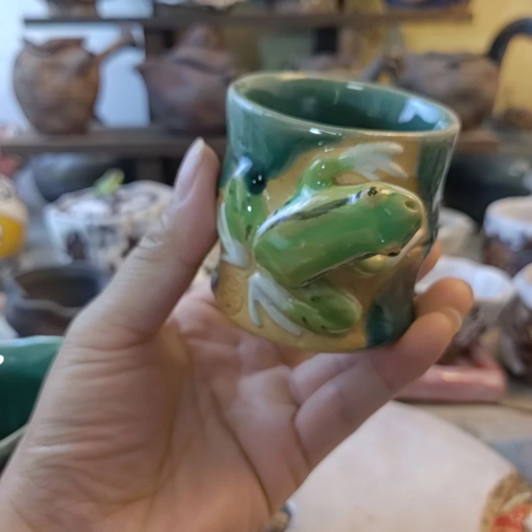 杯志野烧茶宠一个福利