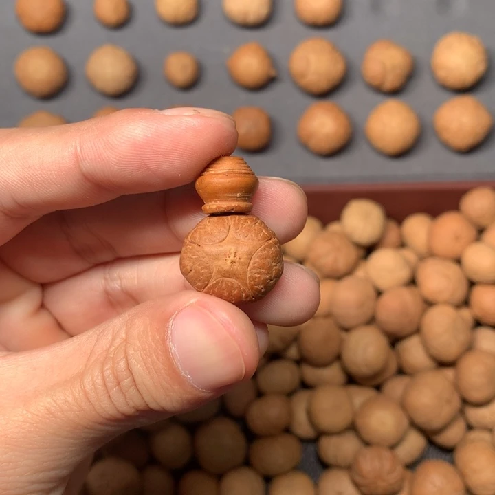 凤眼菩提吊坠嗨**铁18.2mm尼泊尔五星单籽