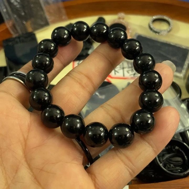 翡翠手链未镶嵌墨翠12