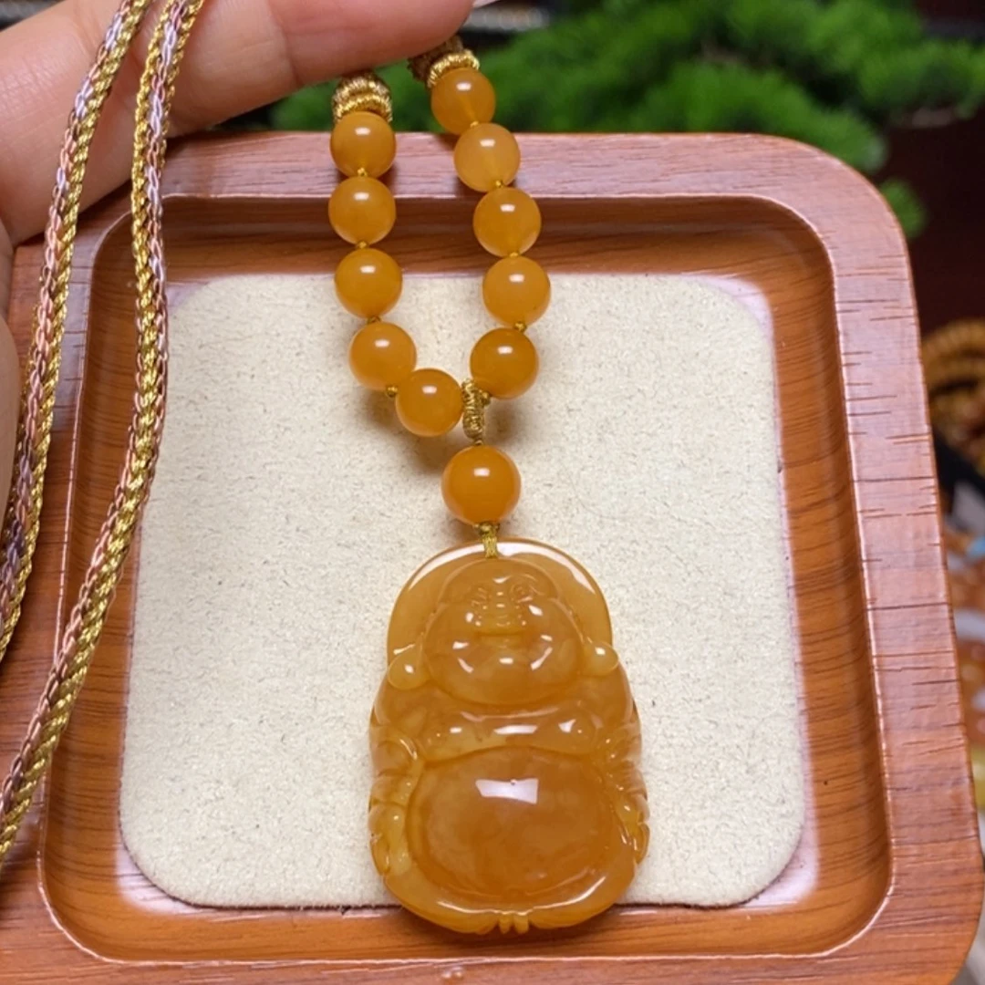 【闪购商品】蜜蜡颈饰未镶嵌项链