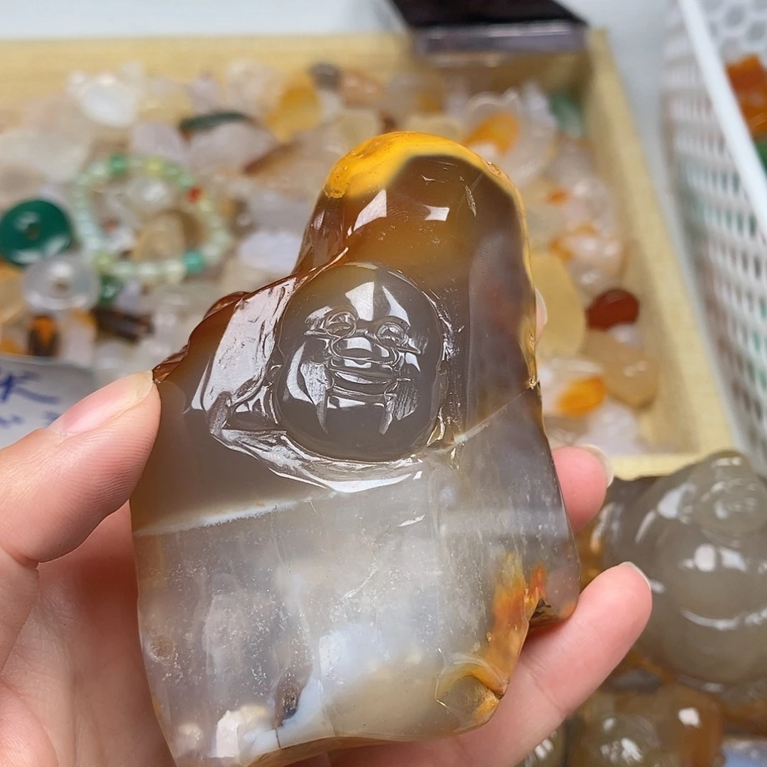 玛瑙/玉髓未镶嵌颈饰