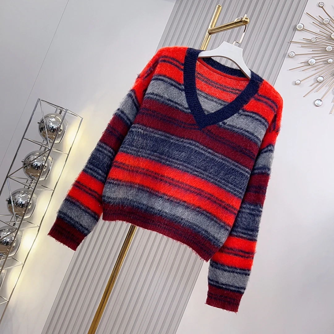 “卢浮密语”毛衣 2024新款静活力常青藤时髦上衣