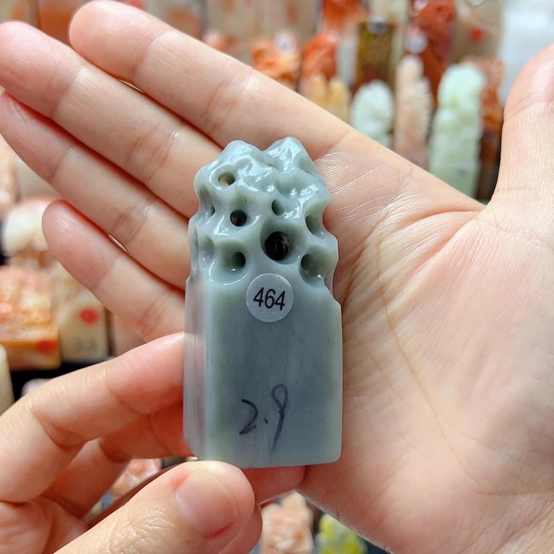 寿山石印石菠*蜜不刻字