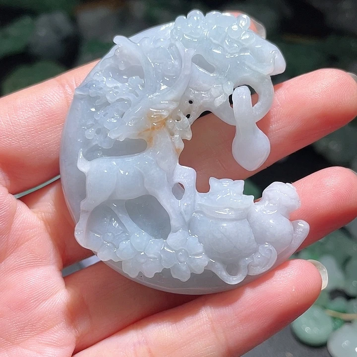颈饰未镶嵌翡翠天