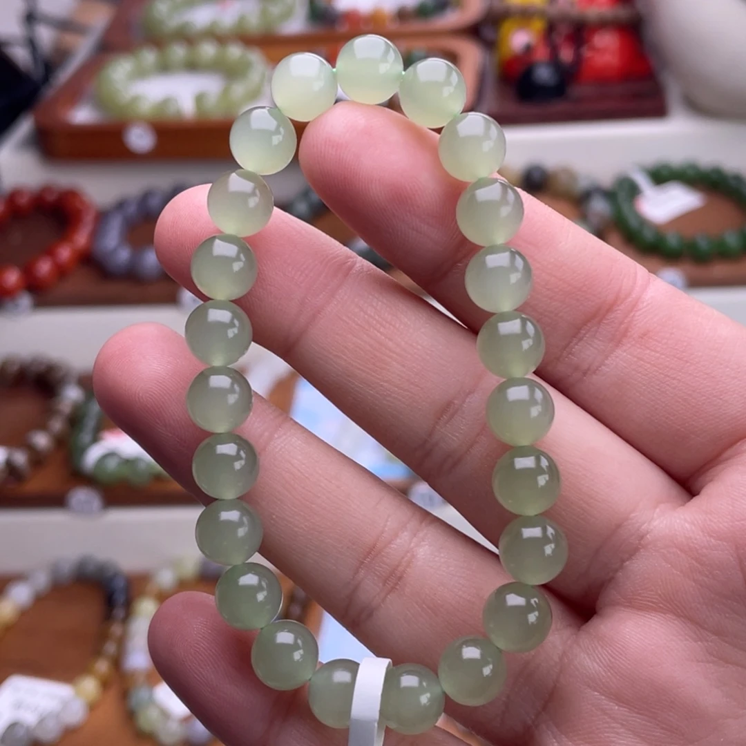 和田玉未镶嵌手串8mm