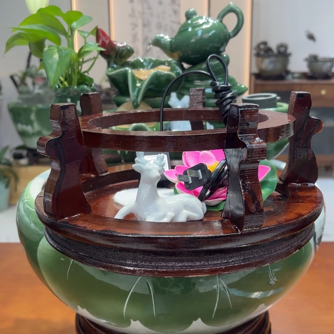 陶瓷40公分鱼缸加高底座
