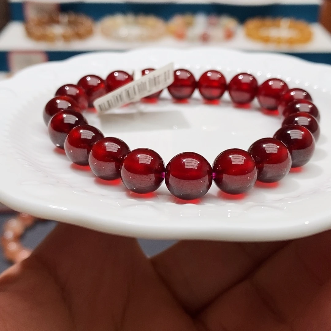 未镶嵌石榴石手链石榴石9.8