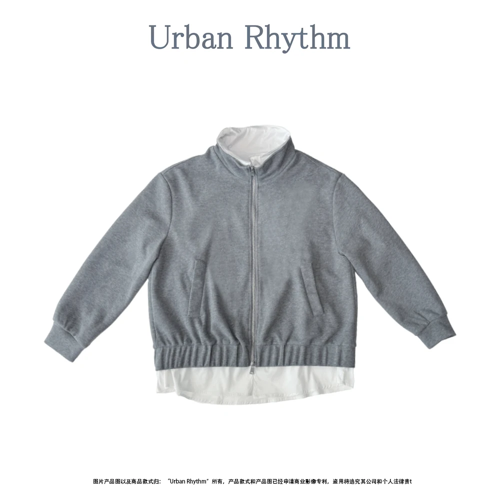 Urban rhythm2025年秋季新款休闲外套时尚宽松舒适保暖户外运动