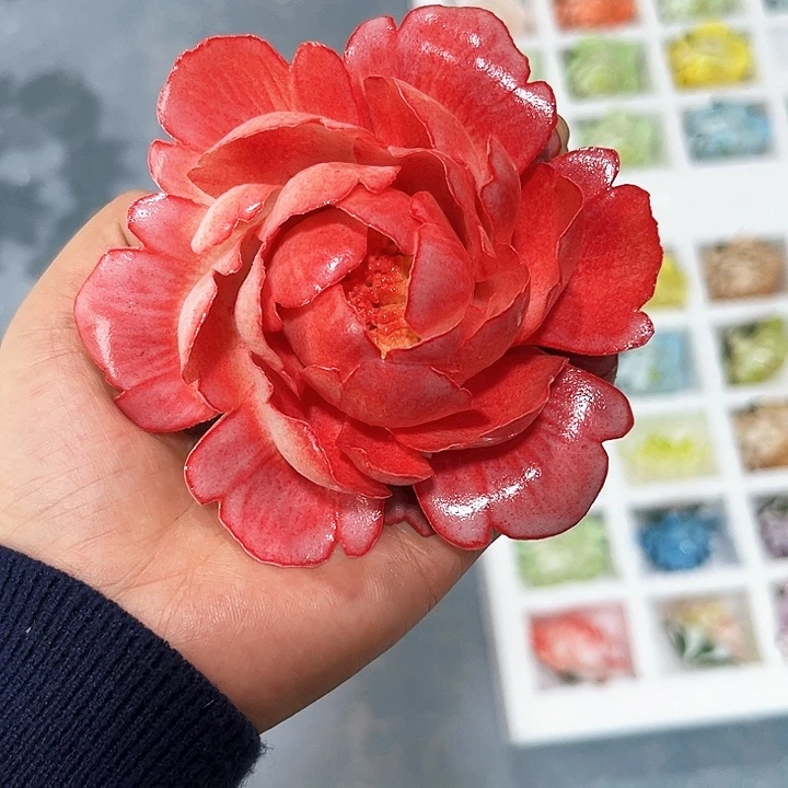 陶瓷花花摆件，花束