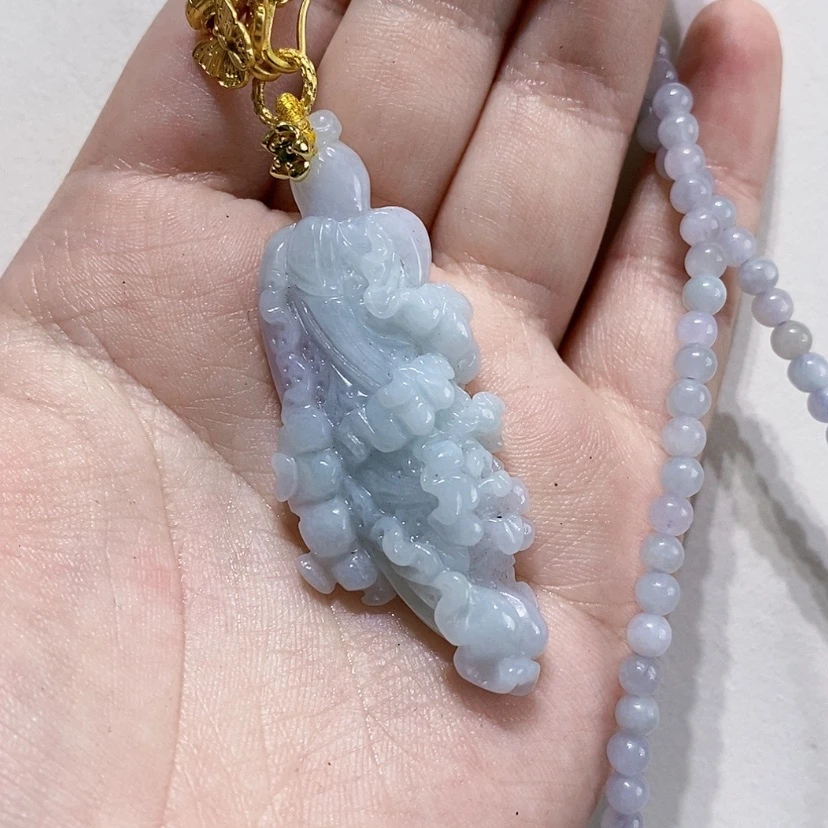 【闪购商品】翡翠未镶嵌颈饰