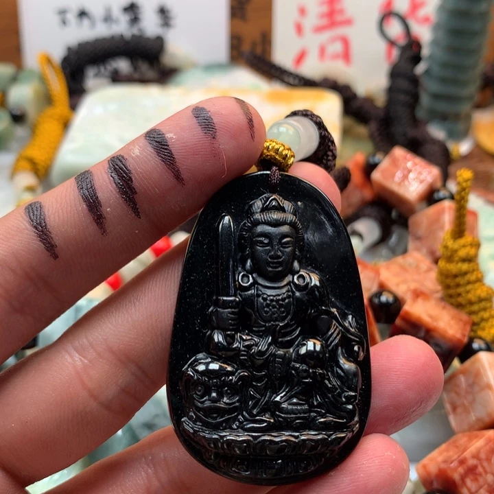 翡翠未镶嵌颈饰保真天然a货翡翠
