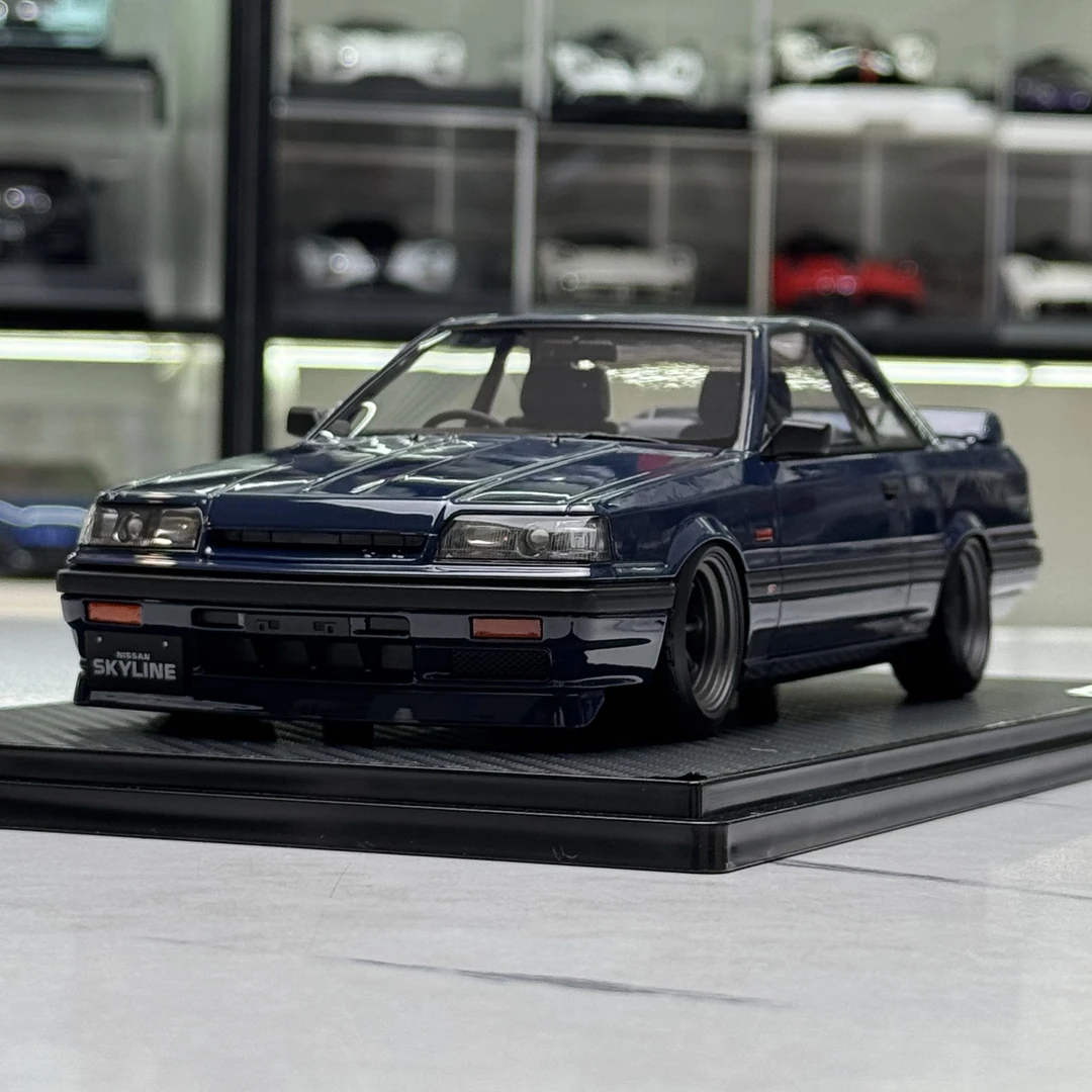 IG 日产尼桑Nissan Skyline GTR R31仿真树脂汽车模型1 18收藏