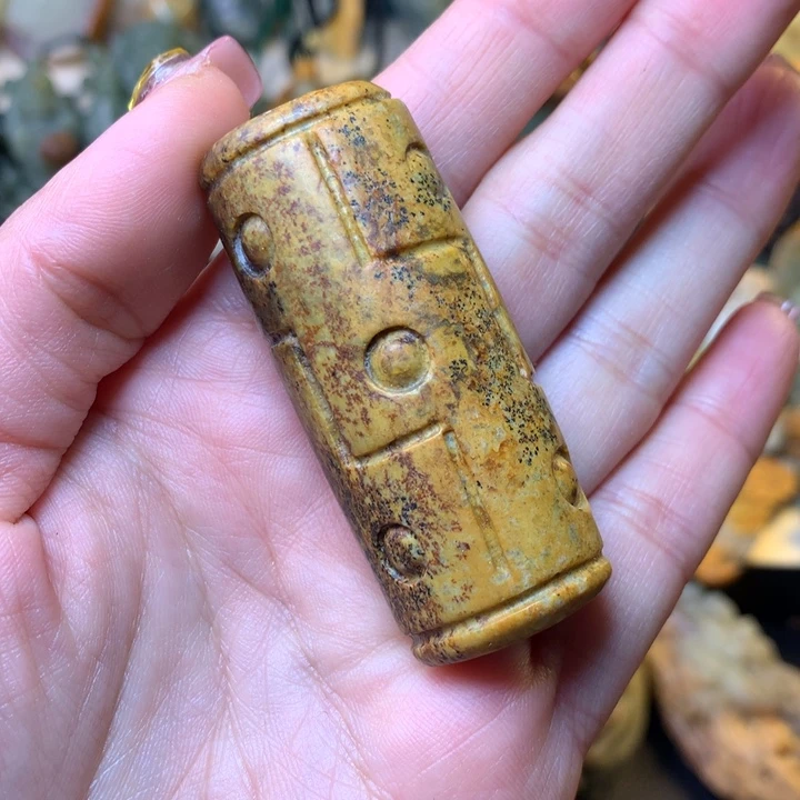 岫岩河磨玉（透闪石质玉）挂件未镶嵌