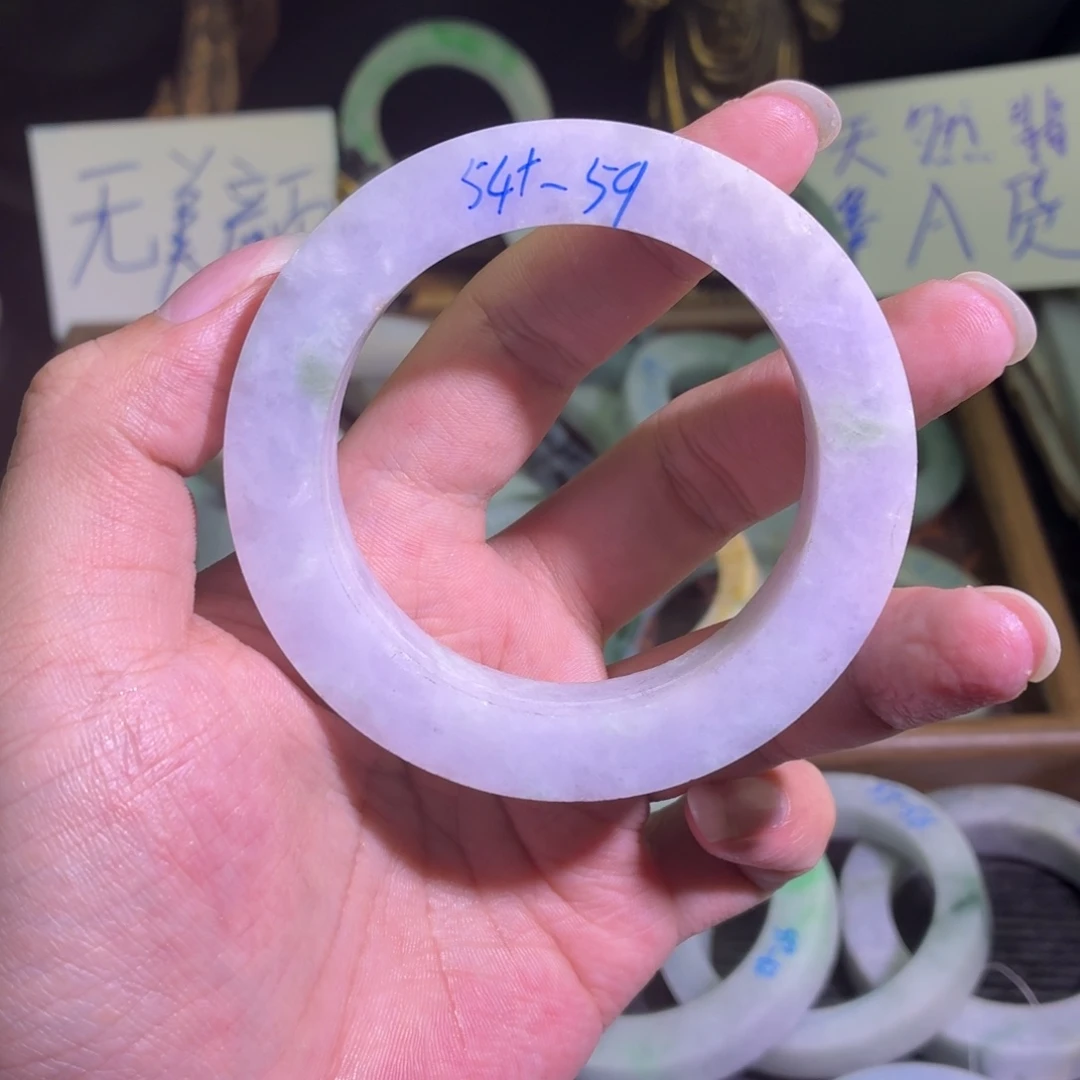 定制翡翠未镶嵌翡翠A货手镯毛胚定制