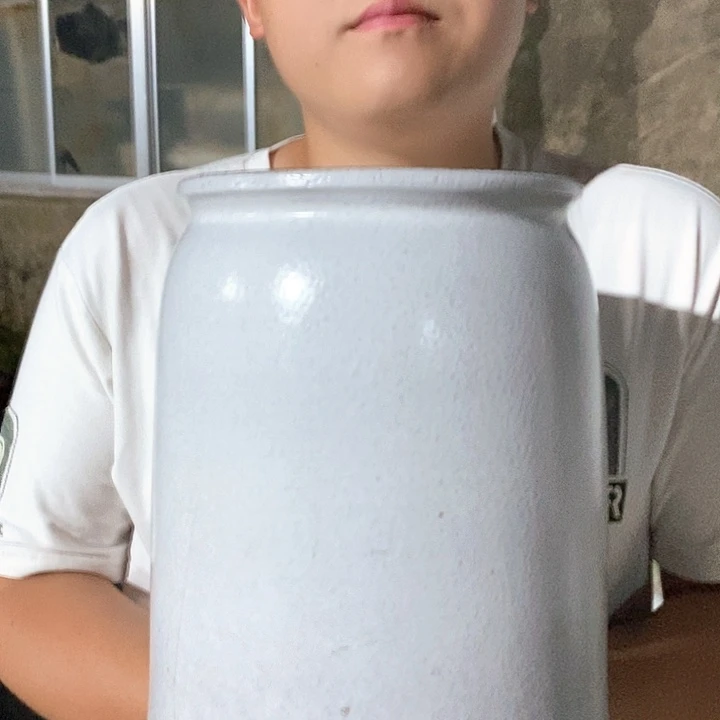 紫砂花盆口17高26瑕疵