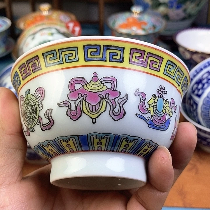 景德镇陶瓷藏式茶碗多*?