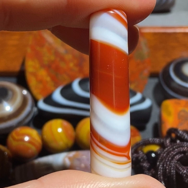玛瑙/玉髓钛钢颈饰