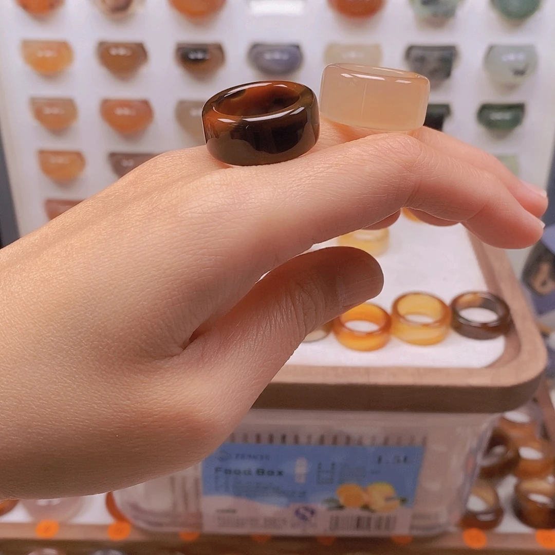 我***敏未镶嵌戒指玛瑙/玉髓港15