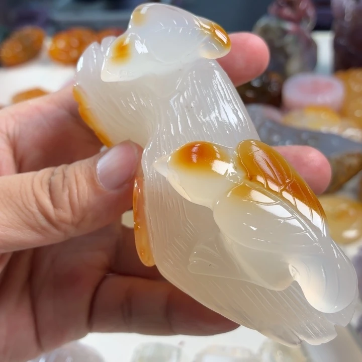 风***楼玛瑙/玉髓未镶嵌吊坠(不含链)
