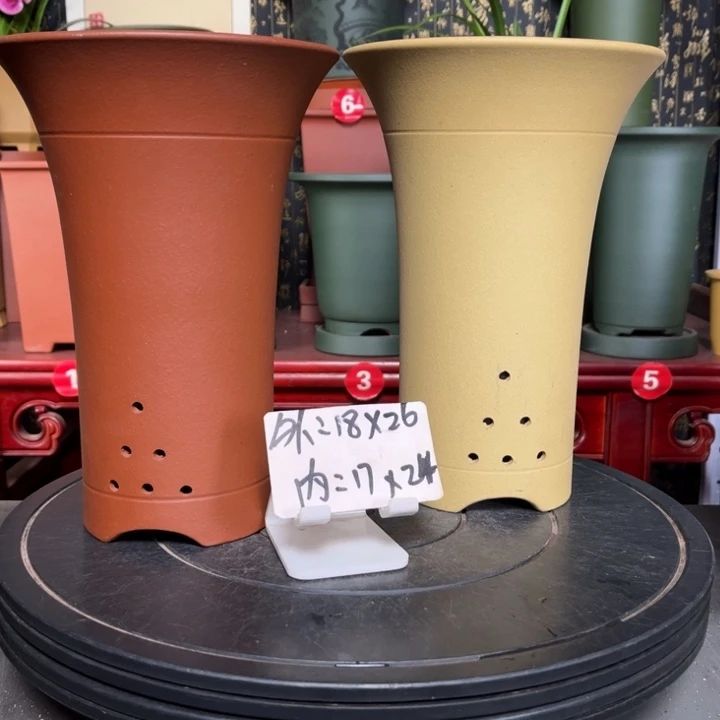 紫砂花盆紫砂花盆