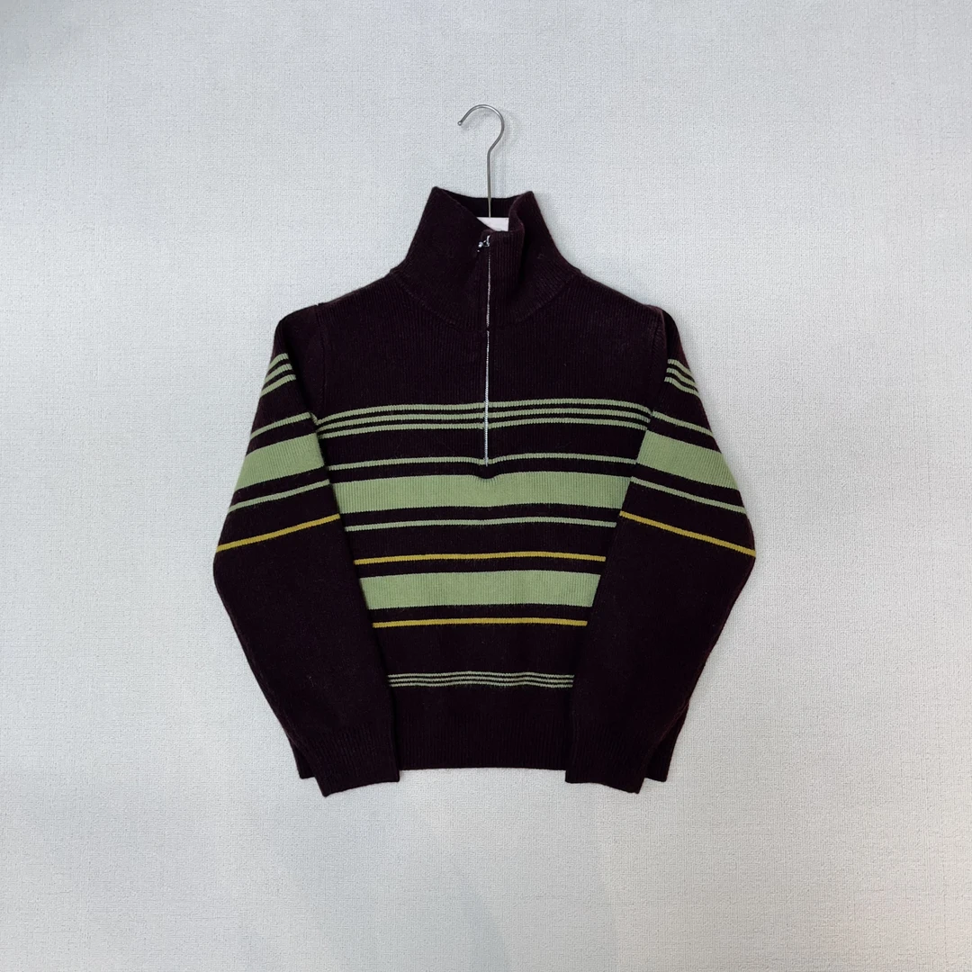 【四姐家】半拉链高领套头毛衣 8929