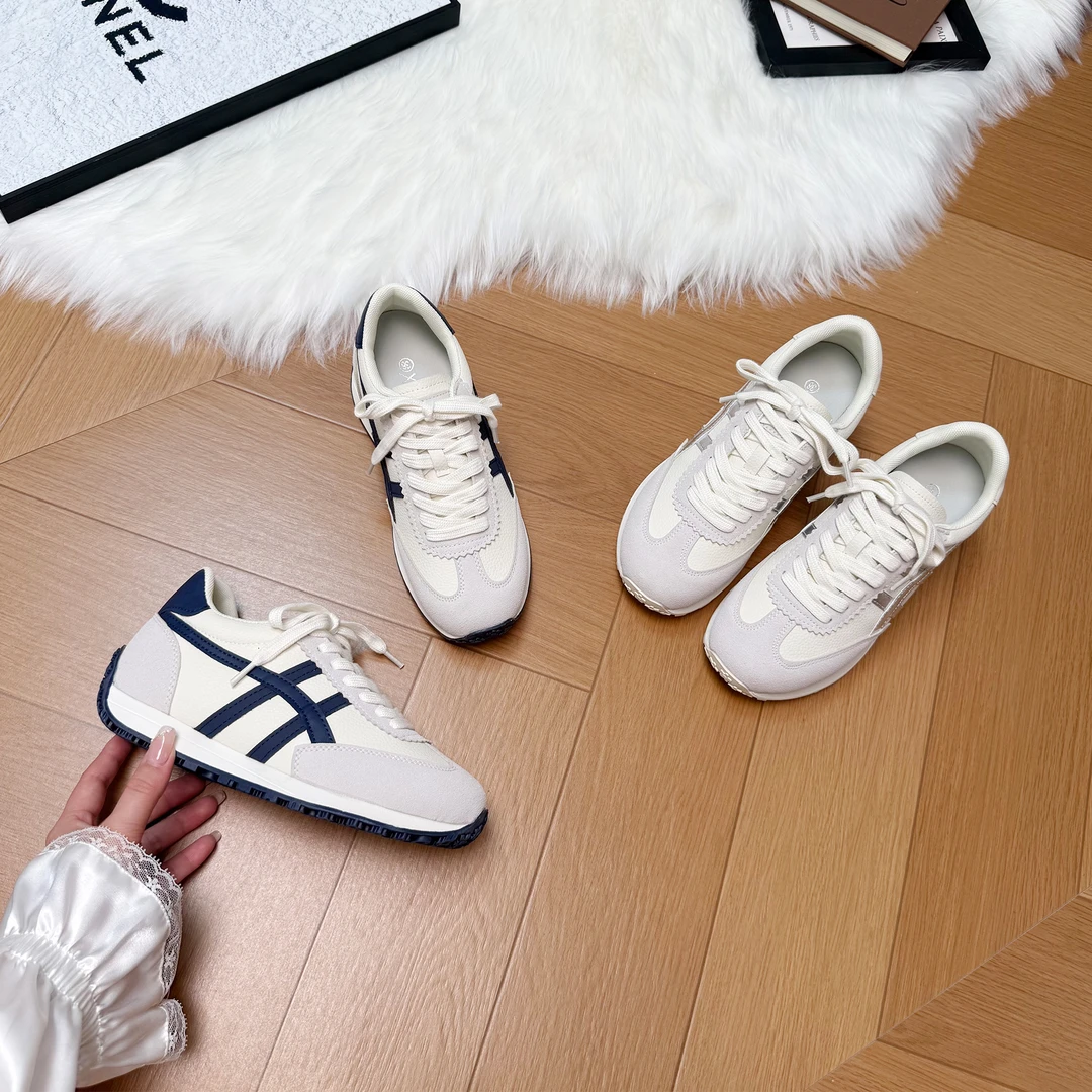 内增高6cm复古德训鞋女2025秋季新款休闲运动鞋女百搭阿甘鞋板鞋