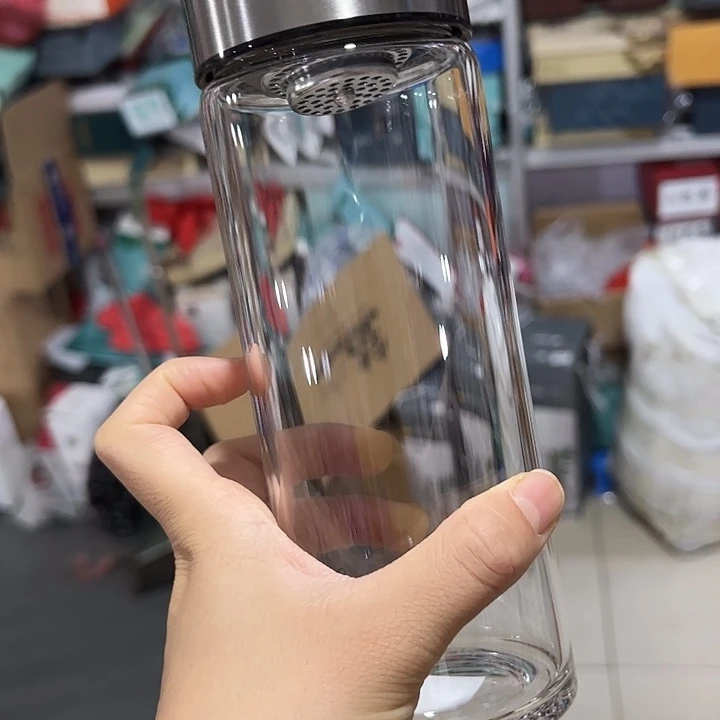玻璃杯5305307721530单层烫手玻璃杯➕杯套