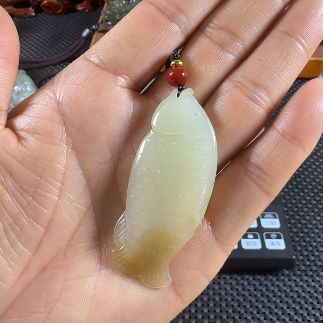 和田玉挂件未镶嵌逍***郎