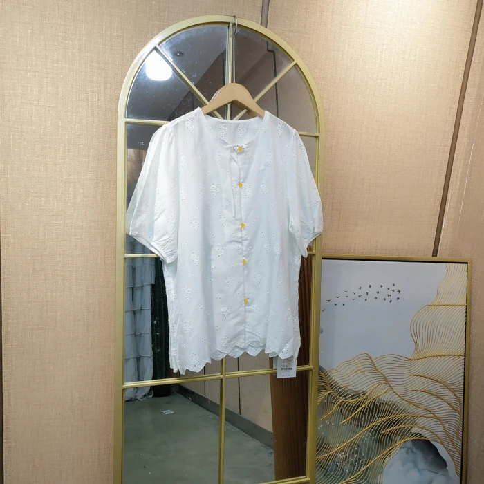 JJ178孕妇白色上衣90-150 微瑕