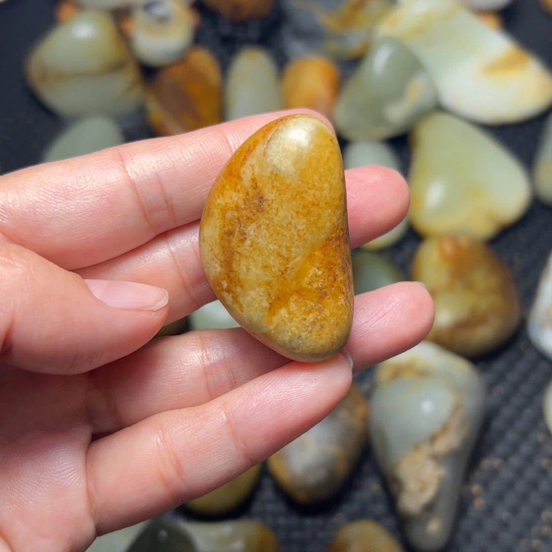 和田玉未镶嵌挂件7