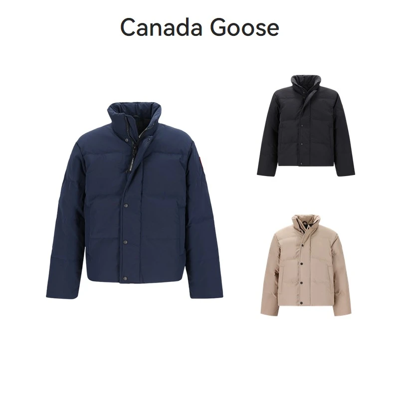 未使用 CANADA GOOSE 加拿大鹅 男士宽松短款鸭绒羽绒服3833M