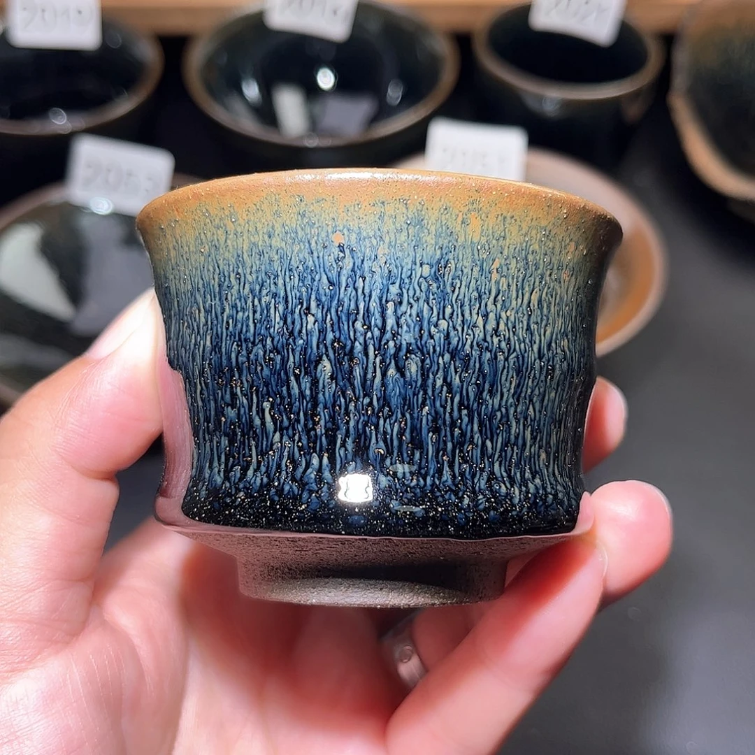 茶盏柴烧建盏主人杯2058