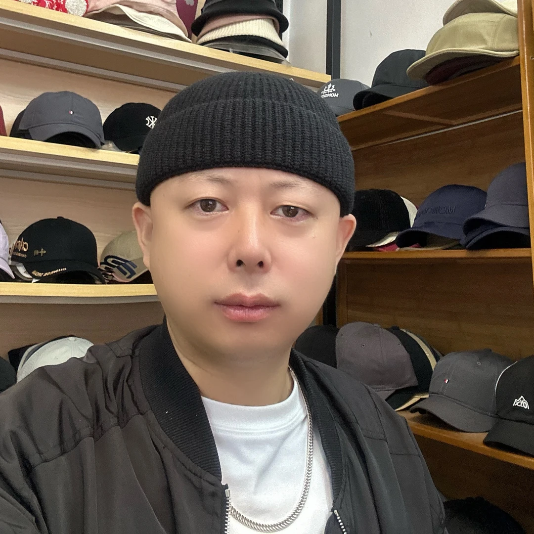 一体无缝地主帽针织帽瓜皮帽卷边保暖大气精神