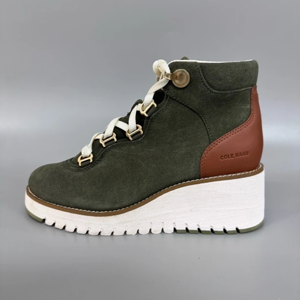 Cole haan/歌涵co104 全皮坡跟休闲鞋