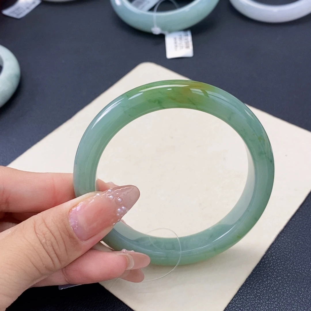 未镶嵌手镯翡翠55特色镯正圈