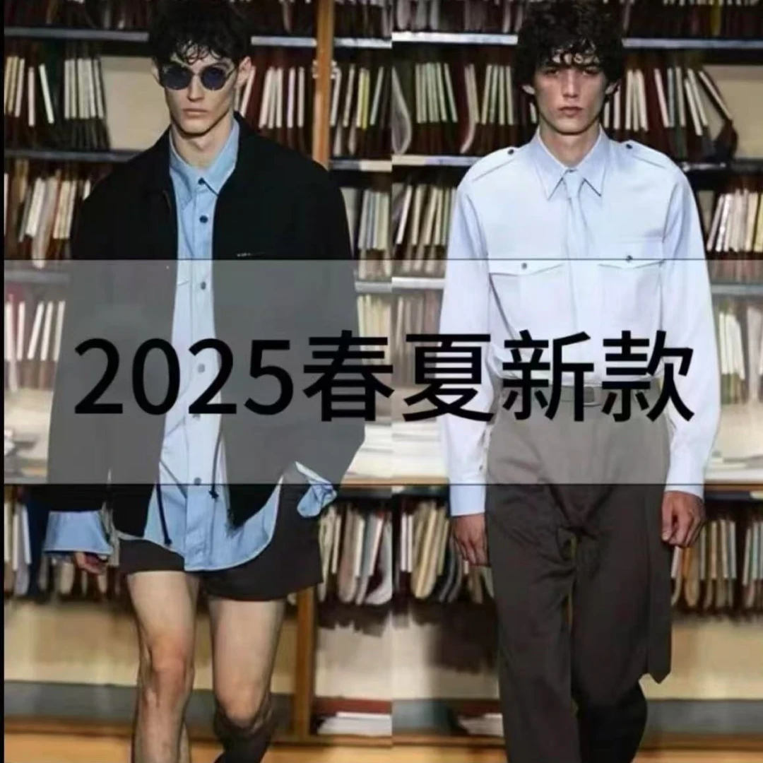 《航》LZ0106  2025高奢定制情侣同款亚麻短袖