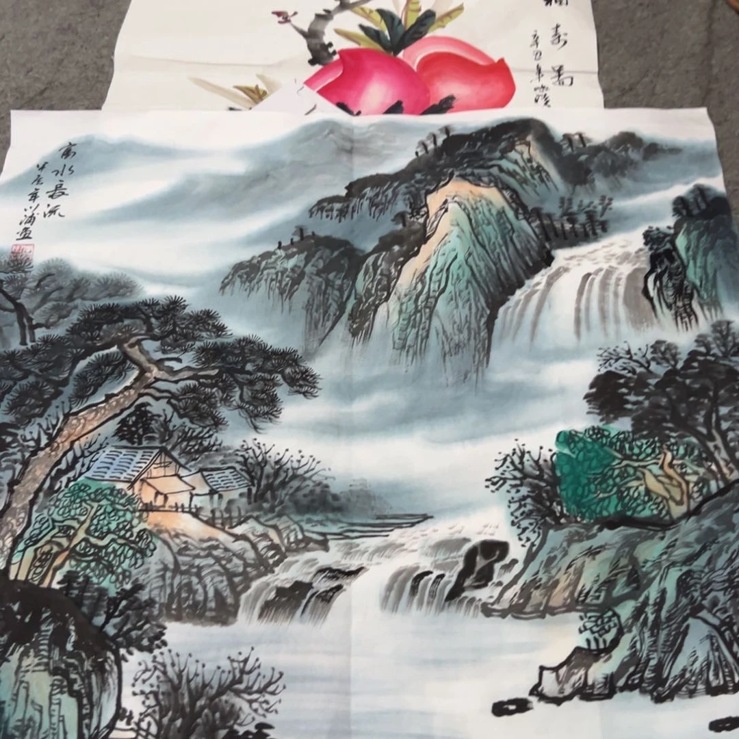 国画国画作品画心一张