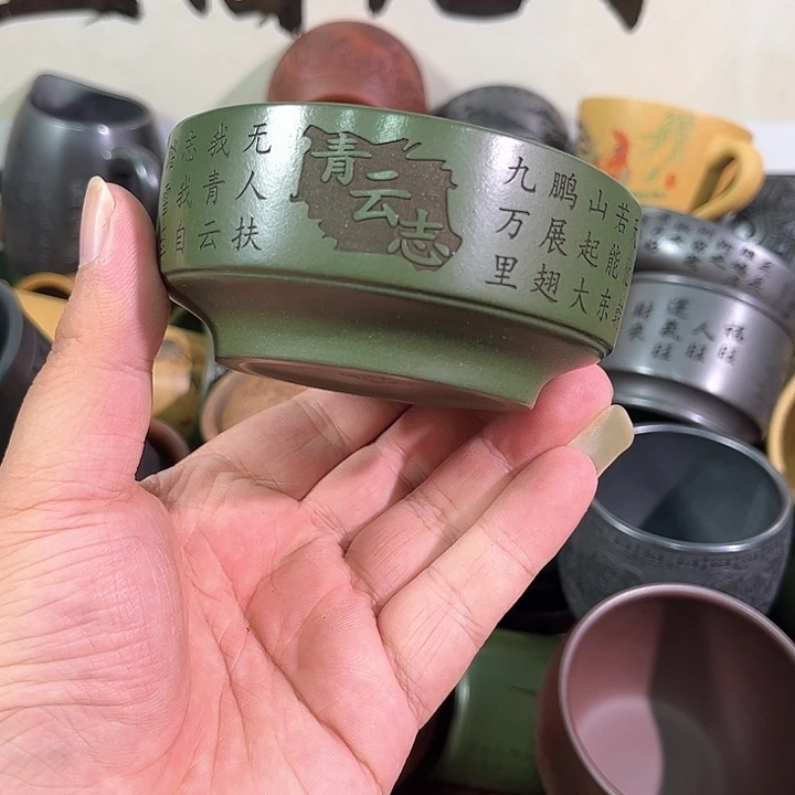 茶杯紫砂全手工紫砂主人杯