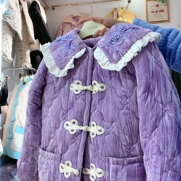 4️⃣品牌加厚棉睡衣套装