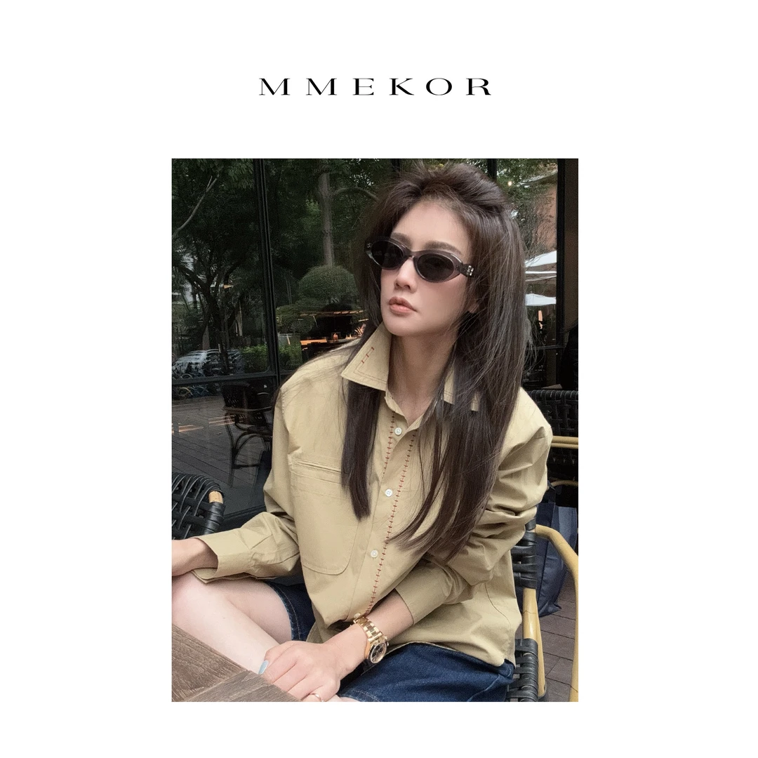 MMEKOR “赤道情书”衬衫 摩登街头时髦上衣 88360