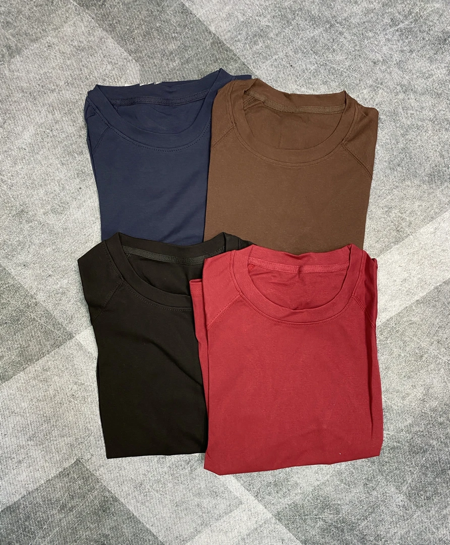 奇奇家时尚韩版大码2025秋季新款休闲百搭高弹五分袖上衣